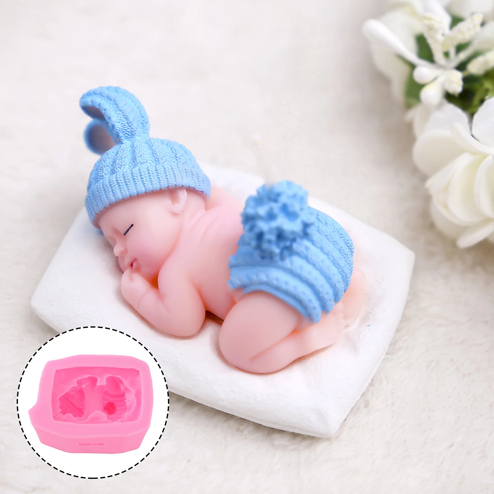 

1pc Baking Accessory Mold For Cake Soap Making Food Grade Baking Accessory Diy Dessert Tool Kitchen Bakeware Pink