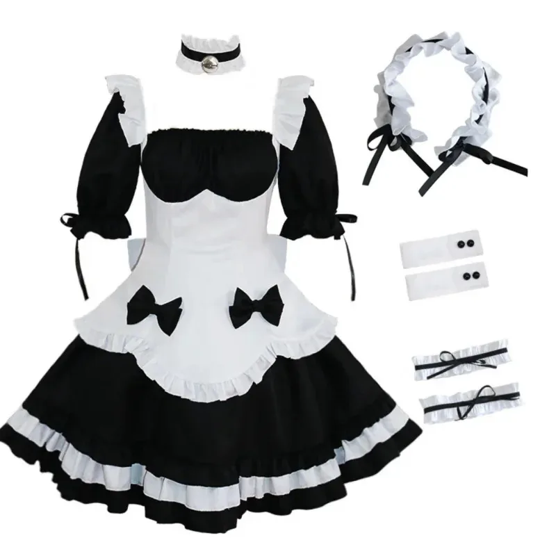 aa Bear House 002 Anime French maid Lolita fancy dress cosplay costume furry cat ear gloves socks setWAT99 ★ ★