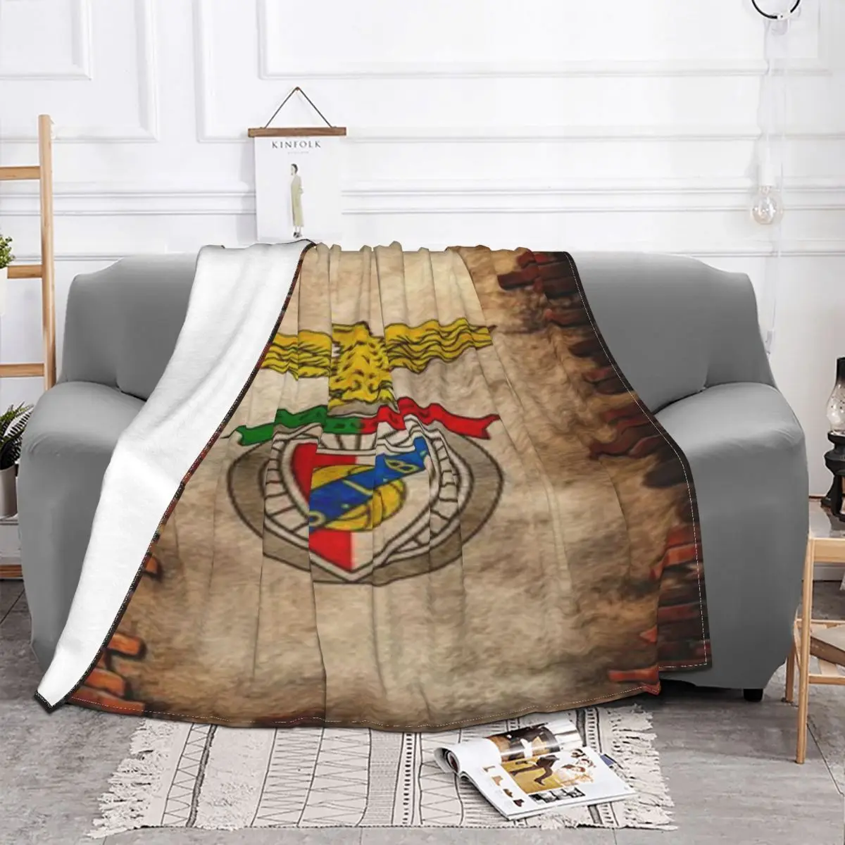 BENFICA 218 Plush Bed Blanket Blankets And Throws Throw Blanket