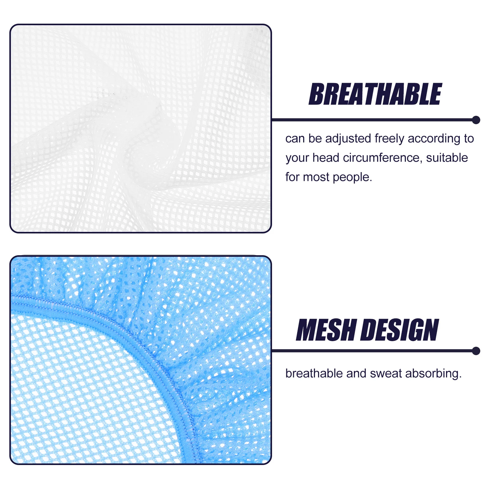 4 pièces casquette de travail antistatique maille respirante Service alimentaire chapeau de cuisine Chef de cuisine cuisson Restaurant hôtel personnel chapeau hommes femmes bleu