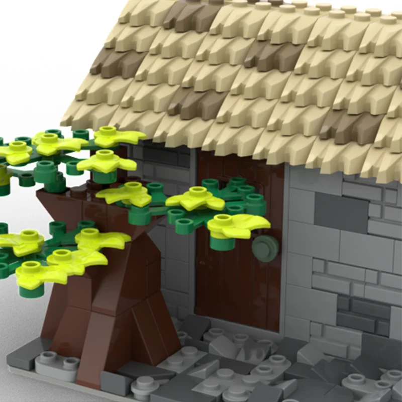 742 قطعة MOC وحدات مطحنة القرون الوسطى وحدات نموذج اللبنات هدية الكريسماس البناء تجميع لعبة لتقوم بها بنفسك التعليم الطوب #2