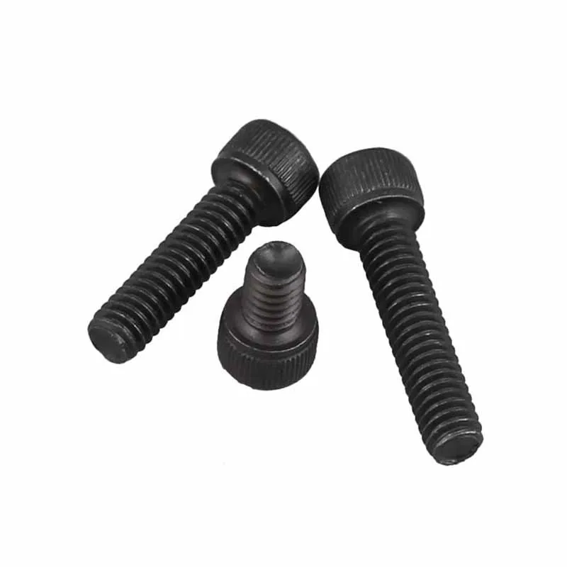 20Pcs US Standard Black Grade 12.9 Steel Hexagon Hex Socket Cup Head Screws UNC Allen Bolt 0#-80 2#-56 4#-40 6#-32 8#-32 10#-32