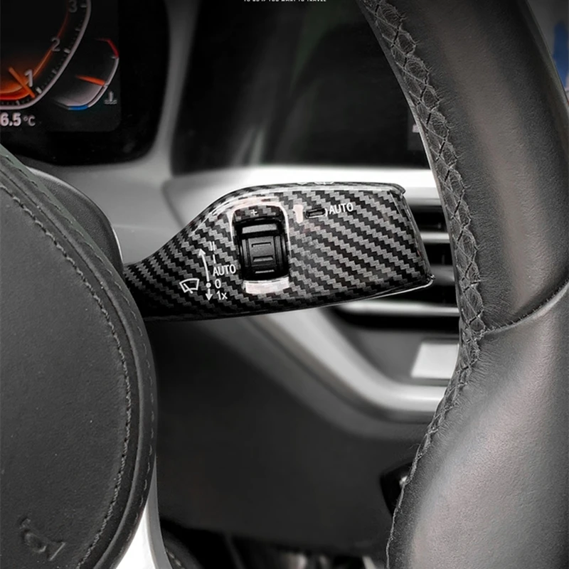 

Car Accessories Steering Wheel Turn Signal Wiper Switch Lever Cover Trim Stickers For BMW X1 X2 X3 X4 X5 X6 X7 1 2 3 5 7 Series