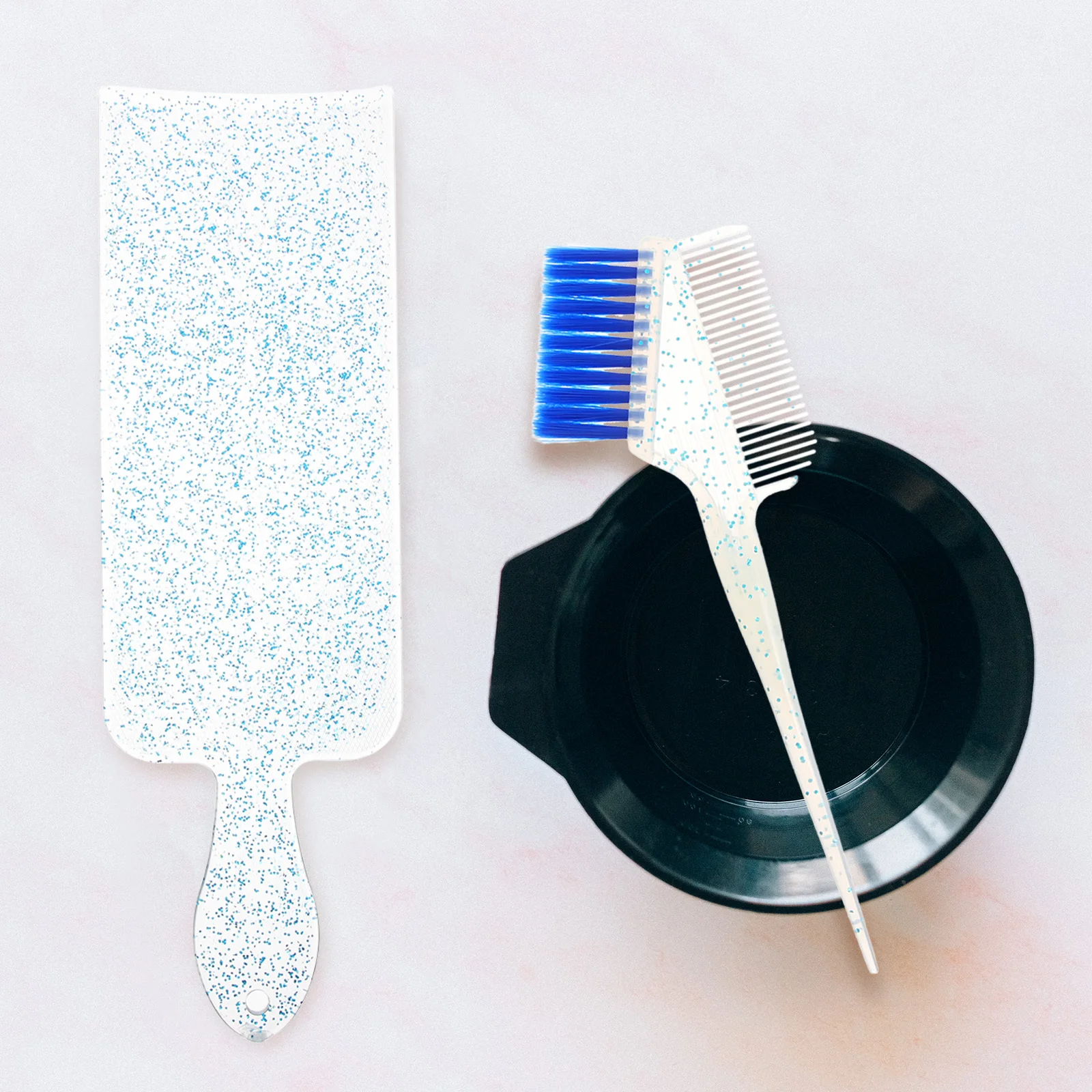 

Hair Dye Paddle Comb Set Portable Highlighting Kit Hair Coloring Tools Styling Supply Highlighting Kit Dying Paddle
