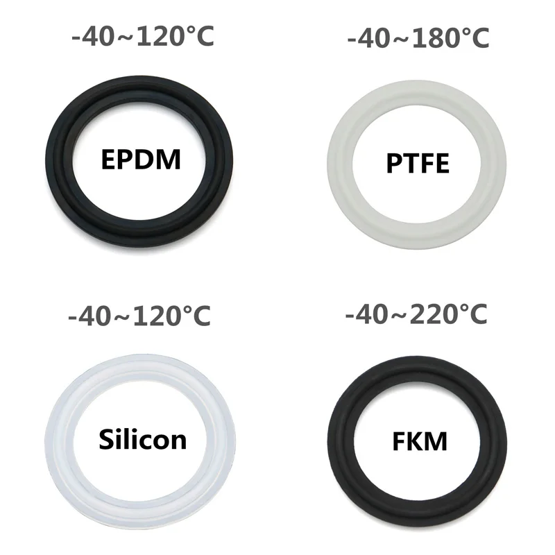 Gasket Tri Clamp Ferrule Gaskets Sanitary Food Grade Seal Washer Homebrew 1
