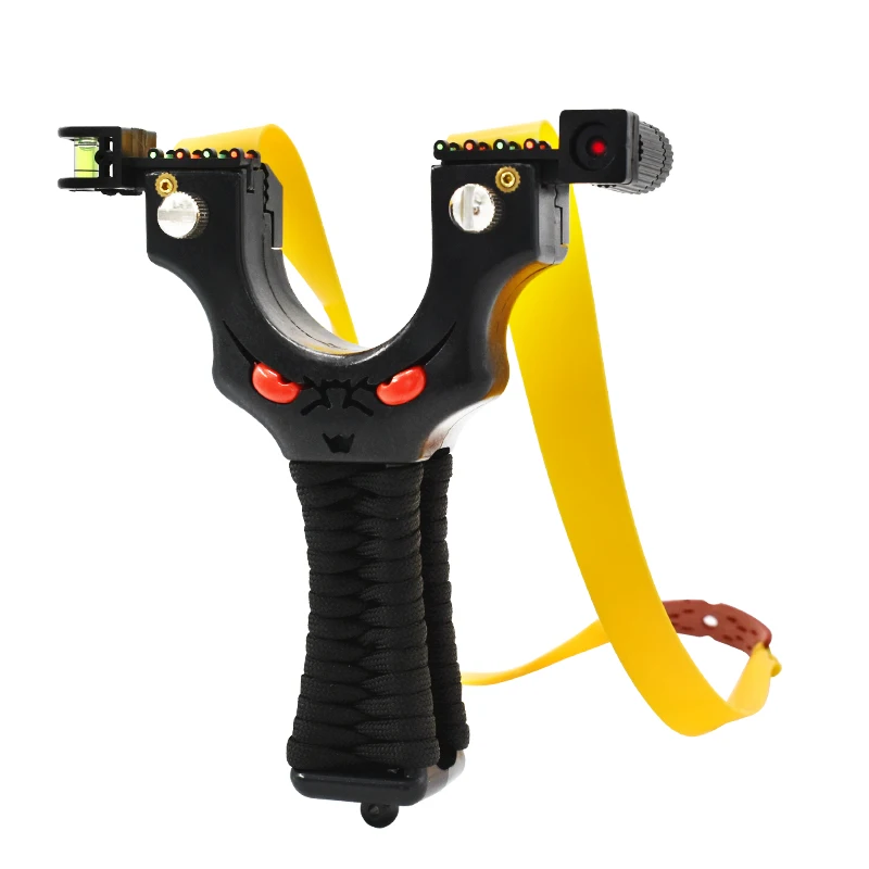 

Slingshot Bent Handle Resin Slingshot Red Eye Portable Outdoor Aiming Shooting Hunting And High-precision New Products