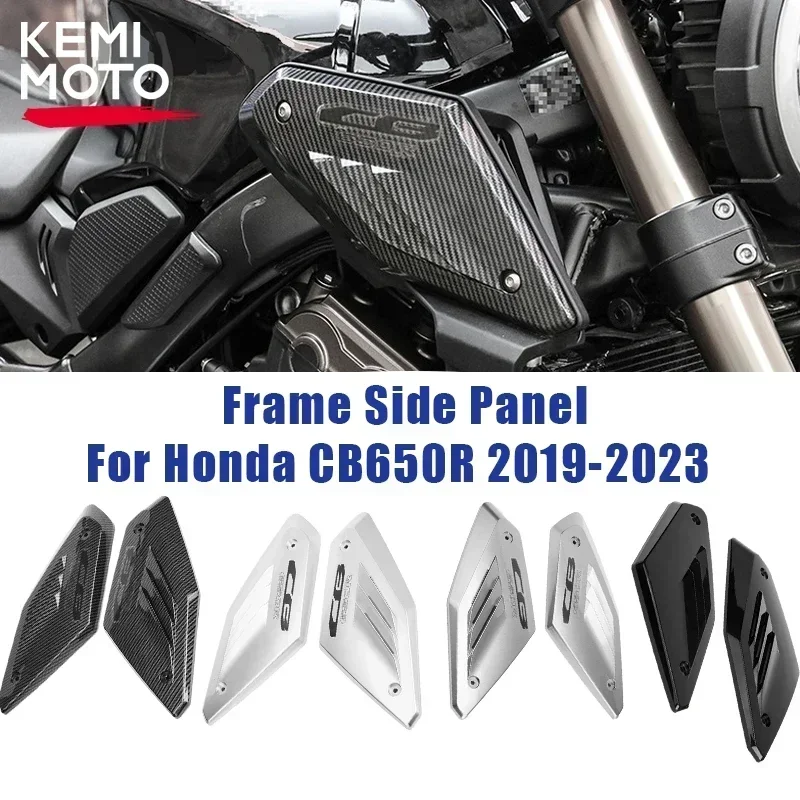 CB650R Frame Side Panel Guard Cover For Honda CB 650R 2023 2020 2021 Shell Protector Motorcycle Accessories Protection KEMiMOTO