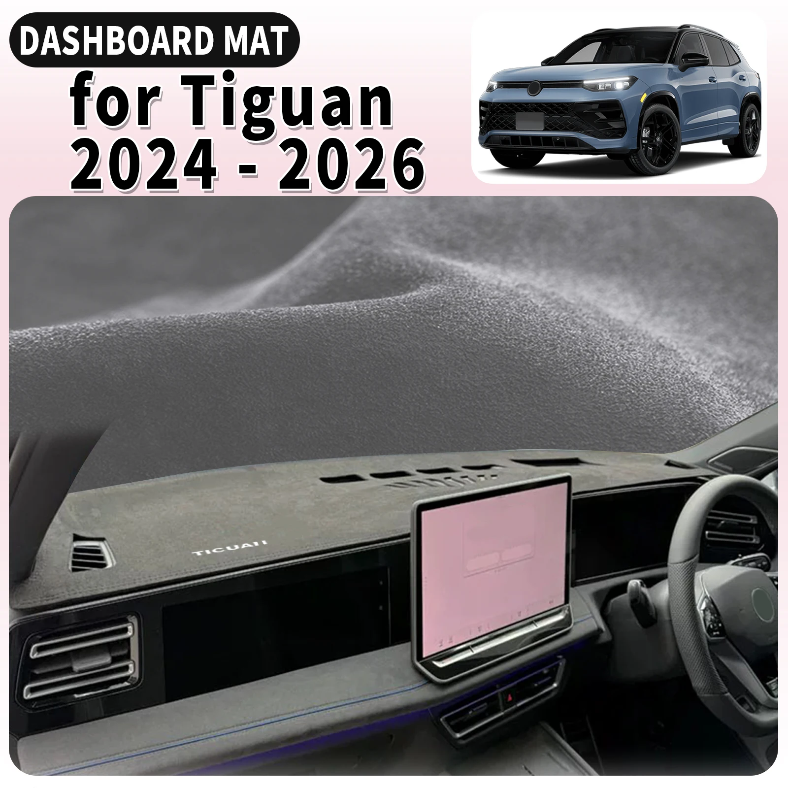 

fit for Tiguan 2024 2025 2026 Car Accessories Dashmat Dashboard Cover Pad Protective Carpet DashMat Sunshade