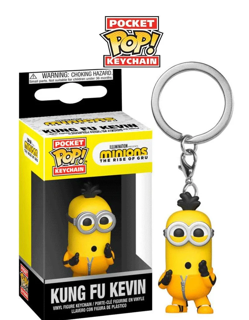 Pocket Pop Kung Fu Kevin Minions Funko keychain