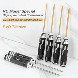 Hex Screw Driver Screwdriver Set 0.9mm 1.3mm 1.5mm 2.0mm 2.5mm 3.0mm Hexagon Tool Kit For FPV Racing Drone Cars Boat RC Parts