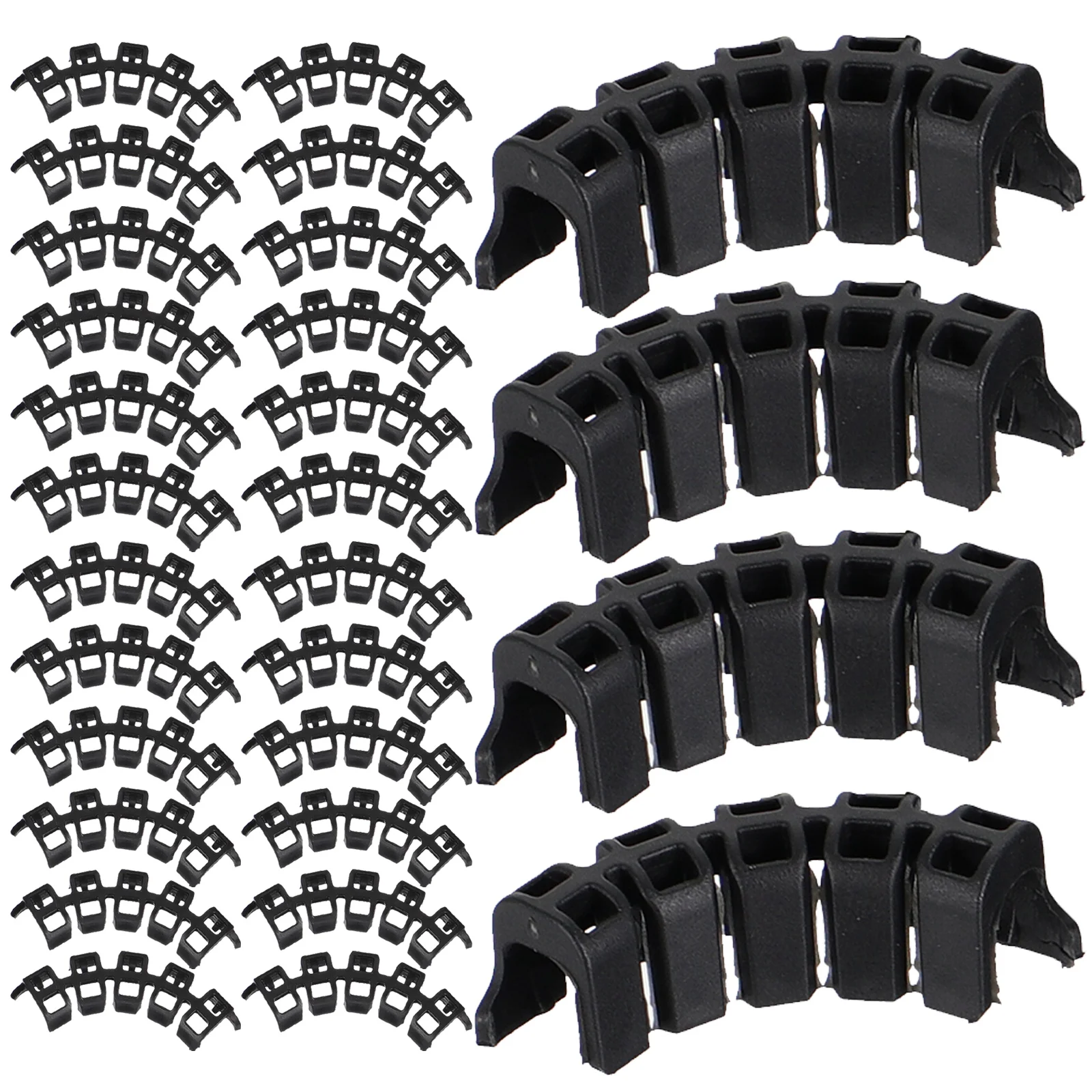 

100Pcs Tomato Clamp Fixing Clips Plant Support for Vining Vegetables Garden Trellis Clip Vegetable Vine Holder Plastic Bending