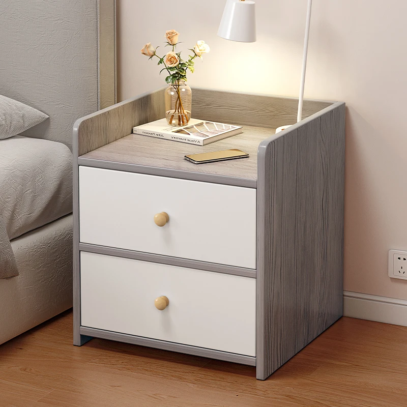 Bedside table Simple small household storage Small cabinet Locker Shelf cabinet Bedroom rental Bedside cabinet