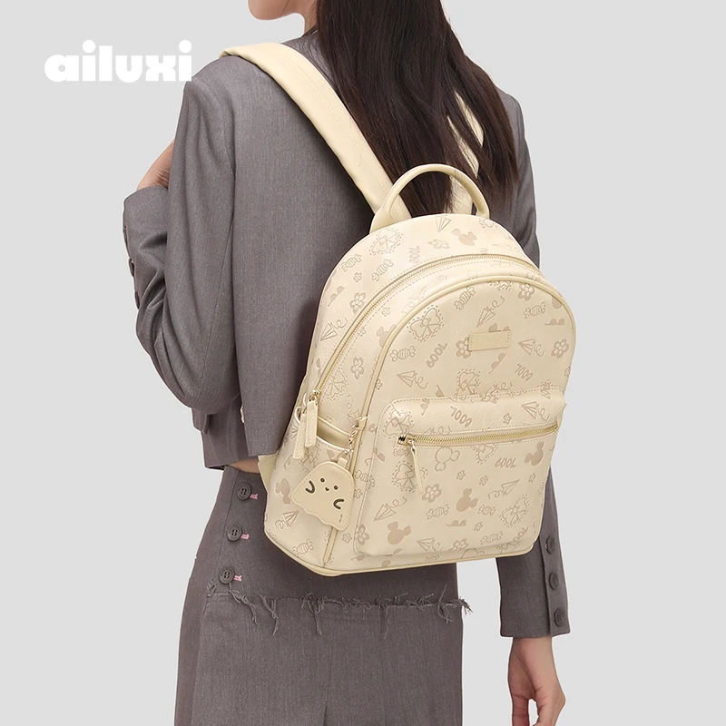 

AILUXI Women Backpacks for Laptop Designer Luxury Large Capacity Travel Backpack Bag Cute Print Female Shoulder Bag