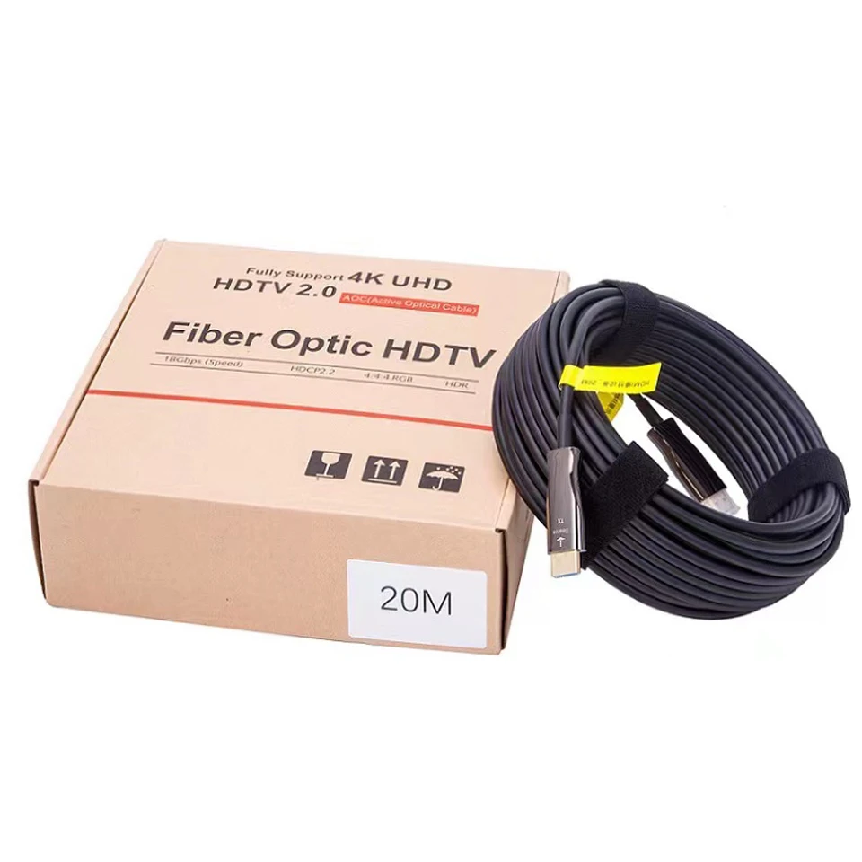 Fiber Optic HDMI-Compatible Cable 4K 60Hz 2.0 2.0b 18Gbps Ultra High Speed HDR for HD TV Box Projector PS4 HDMI-Compatible Cable