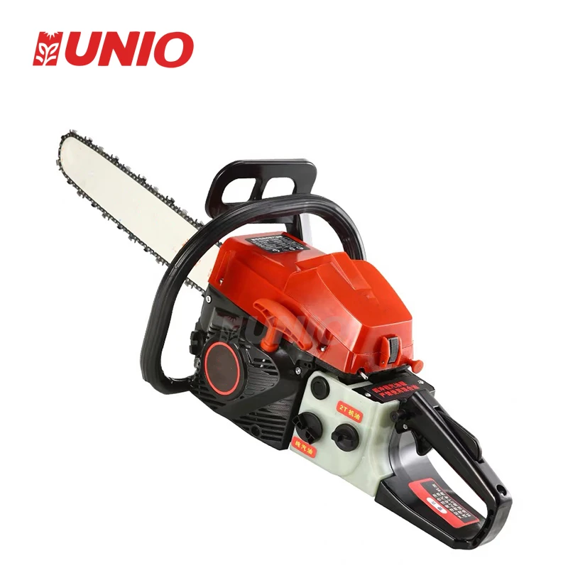 Two Stroke 20 Inch Petrol Chain Saw Portable Handheld Timber Cutter for Wood Cutting Professional Forestry Logging Tool