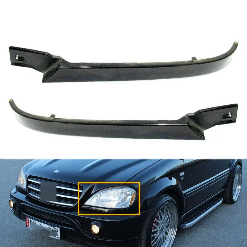 Bumper Headlight Molding Trim Panel Front Left Right 1638260277 For Mercedes Benz W163 New Pro