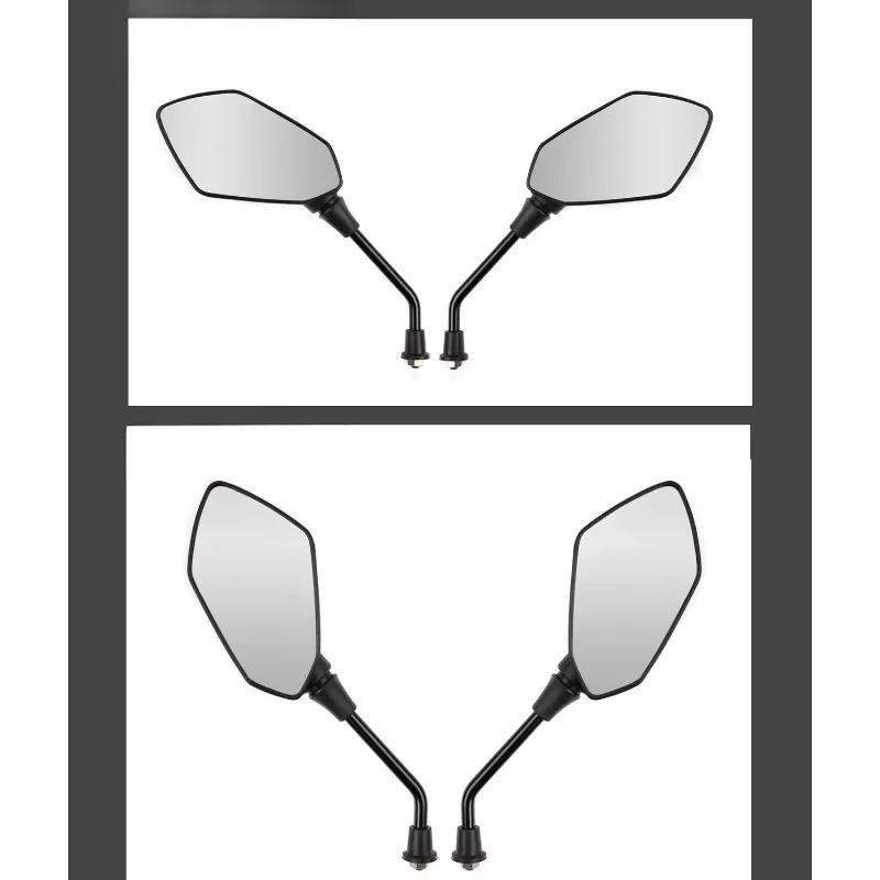 

Универсальное 2 шт./пара, зеркало для скутера, мотоцикла, заднего вида, электронного велосипеда, зеркала заднего вида, задняя сторона, выпуклое зеркало, 10 мм, углеродное волокно