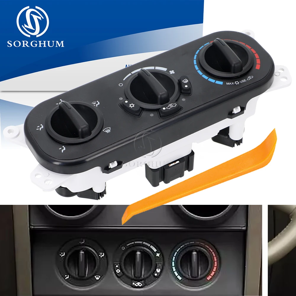 

A/C Heater Climate Control Unit Pannel Module Switch For JEEP Wrangler JK V6 2007 2008 2010 55111840AE 55111840AB 55111840AD AC