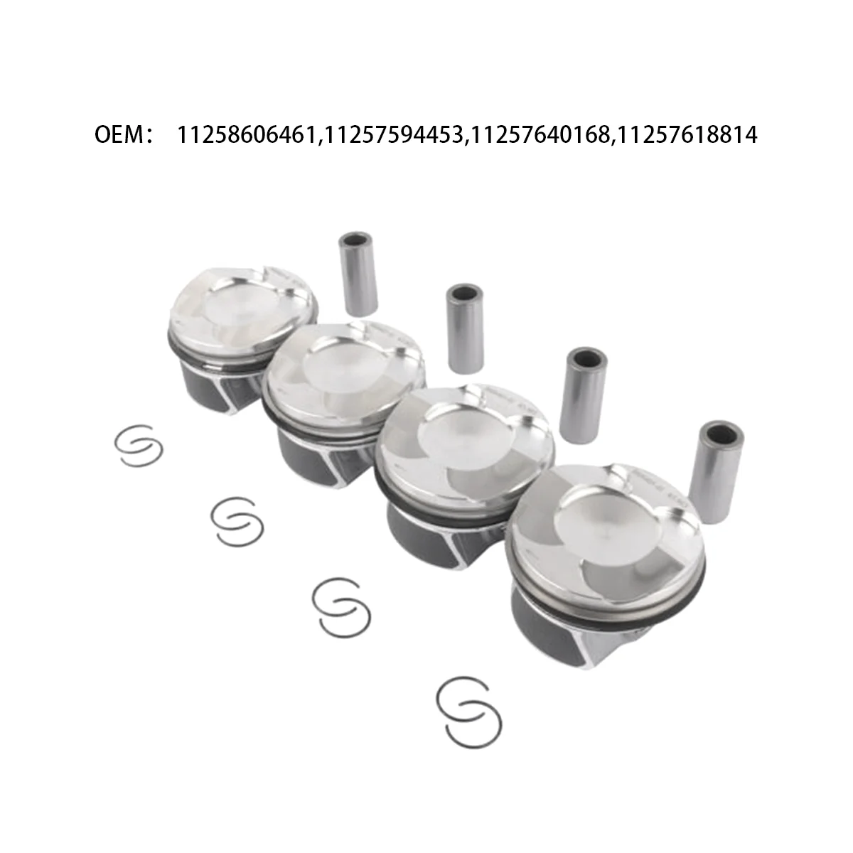 Pistons&Rings Set CR 11:1/Φ84mm/Φ22mm for BMW 2.0T 220IM 320I 420I 420I Part Number:11258606461,11257594453,11257640168