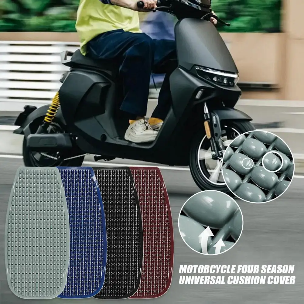 

Motorcycle Seat Cover Summer Plastic Insulation Cushion Beads Waterproof Motorcycle Electric Universal Imitation Breathable C8S7