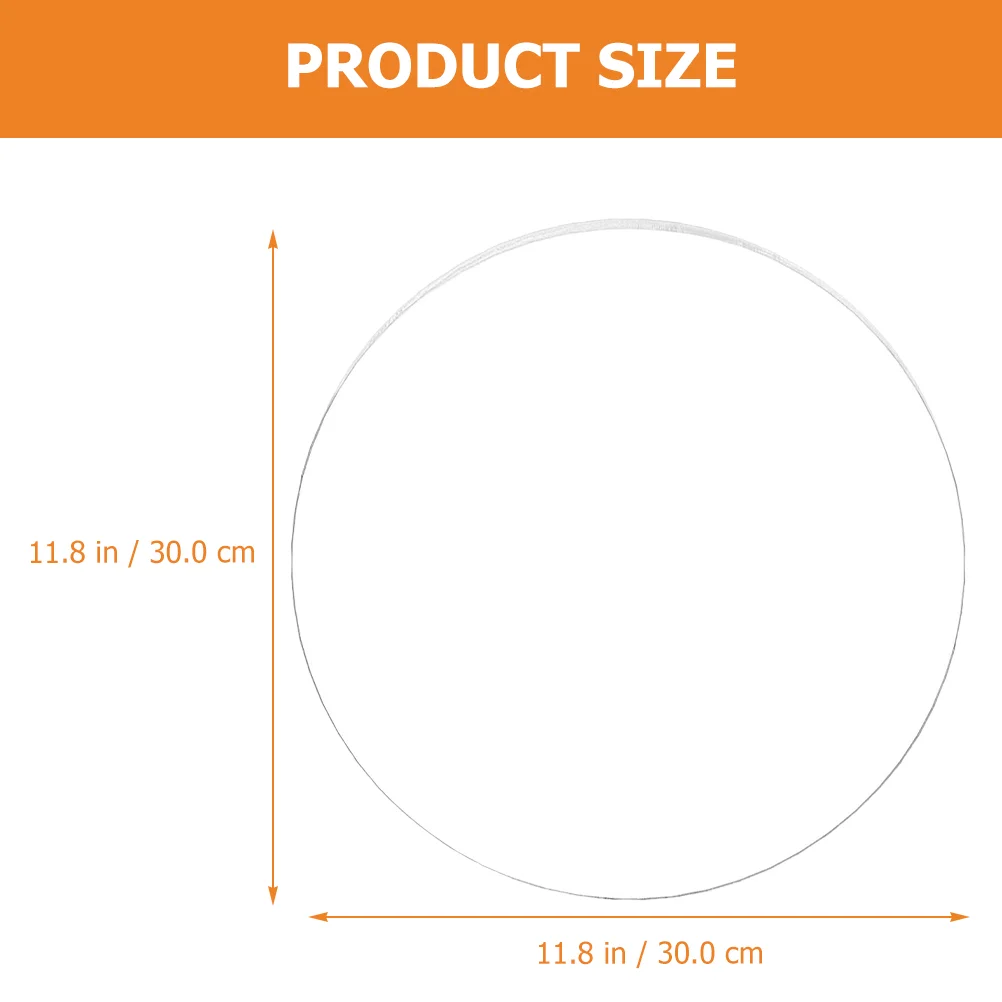 Round Acrylic Sheet Clear Circle Rounds 3000X3000X030CM Transparent Boards for Signs