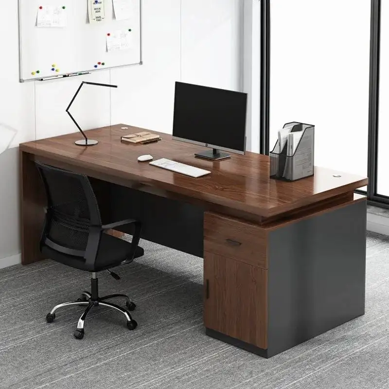 

Rectangular Wood Computer Desks Modern Luxury Executive Organizer Gaming Desk Bedroom Adult Mesa Ordenador Office Furniture