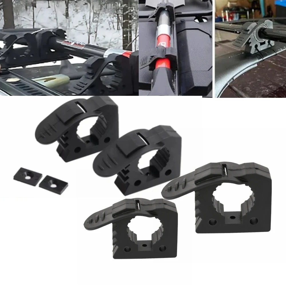 Rubber Clamp Shovel Holder Quick-Release Clamp Mount Bracket for Off-road Vehicles Hunting Truck Trailer 30-40mm Diameter