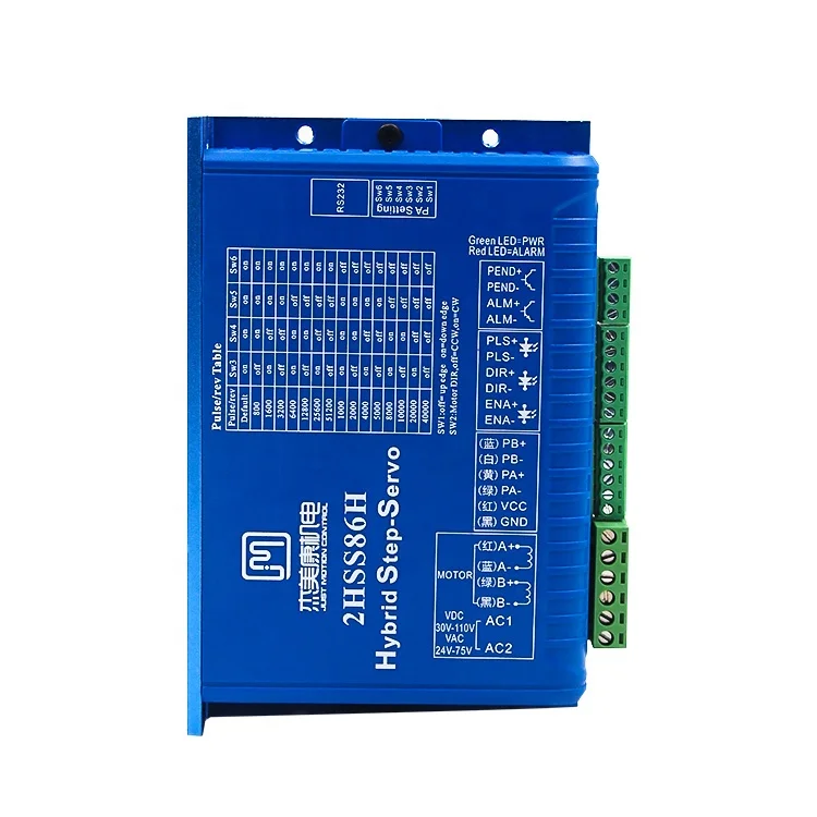 2HSS86H-A-5/24 High Quality CNC Hybrid Step Servo Driver System 2 Phase Easy Operation Hybrid DC Step Servo Driver System
