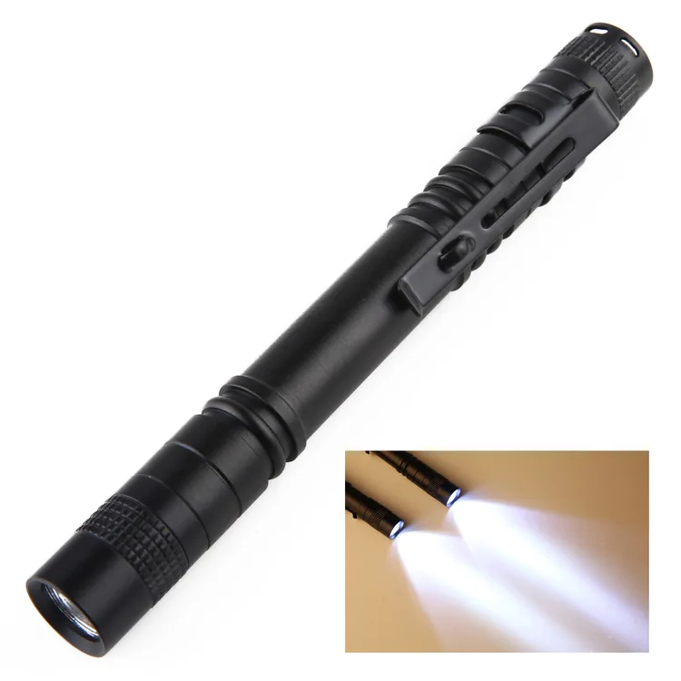 Potente Mini linterna LED COB + XPE Zoom antorcha batería integrada recargable por USB con Clip para bolígrafo lámpara de emergencia para acampar al aire libre