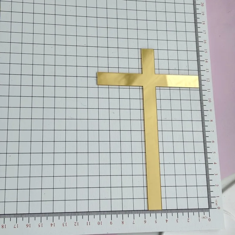 Gold Peace Dove Cross Cake Topper Heilige Kommunion Baptisten Party Dekorativer Kucheneinsatz für die Erstkommunion Partyzubehör – Detail 16