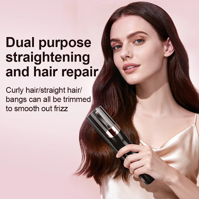 Wiederaufladbarer Kabelloser Split-Haarschneider, Split-Haartrimmer, geeignet zum Entfernen von geschädigtem Haar und zur Pflege der Haarfarbe. – Detail 10
