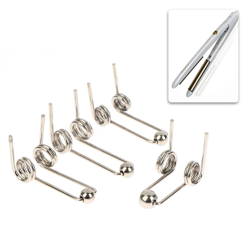 2Pcs Wire Diameter 1.2mm Curling Iron Replacement Double Return Torsion Spring Hair Curling Rod Accessories