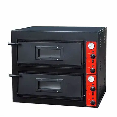 Restaurant Kitchen Equipment Commercial electric double layer pizza oven