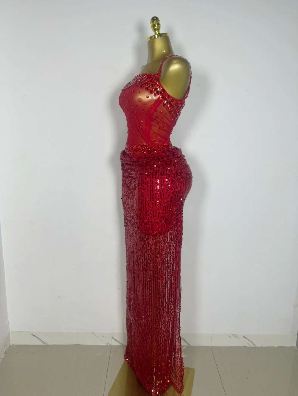 Damen-Abendkleid für Geburtsta – Sparkly Rhinestone Club Party Dress Bewertung und Preis