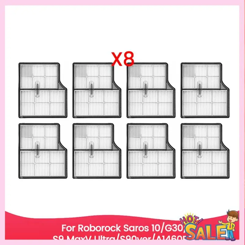 

8 шт. фильтр Forroborock Saros 10/G30/S9 Maxv Ultra/S90ver/A1460RR запасные части моющийся фильтр высокоэффективные фильтры