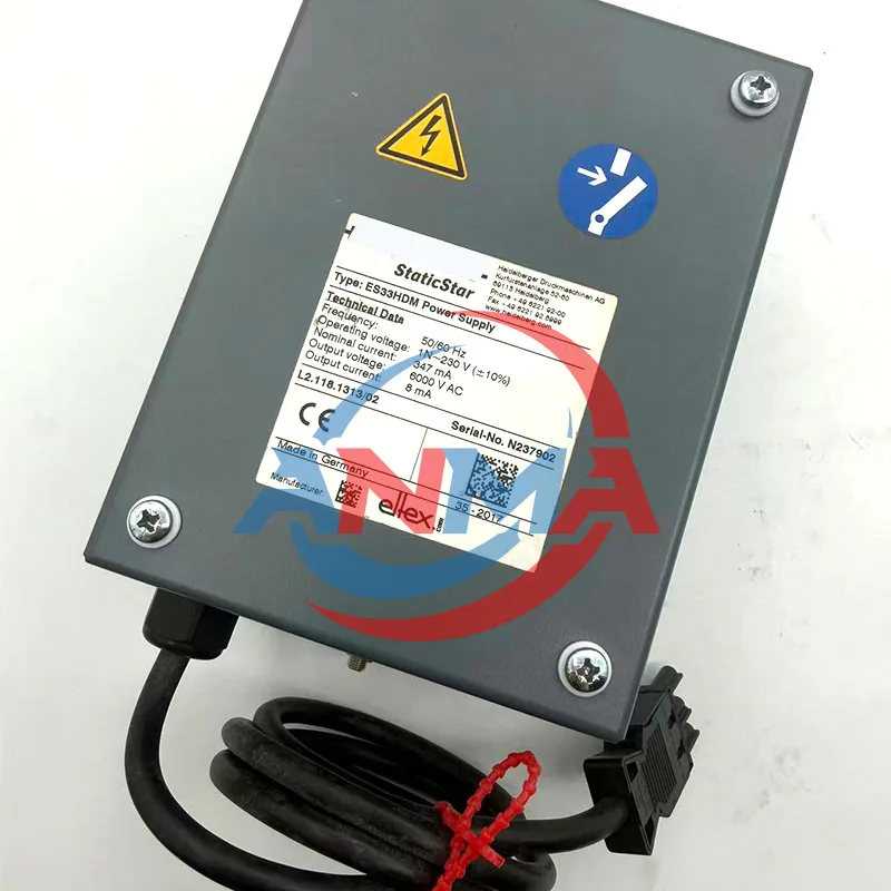 Best Quality ES33HDM Power Supply Box 50/60Hz 6000V AC L2.118.1313/02 For heidelberg Printing Machine Parts