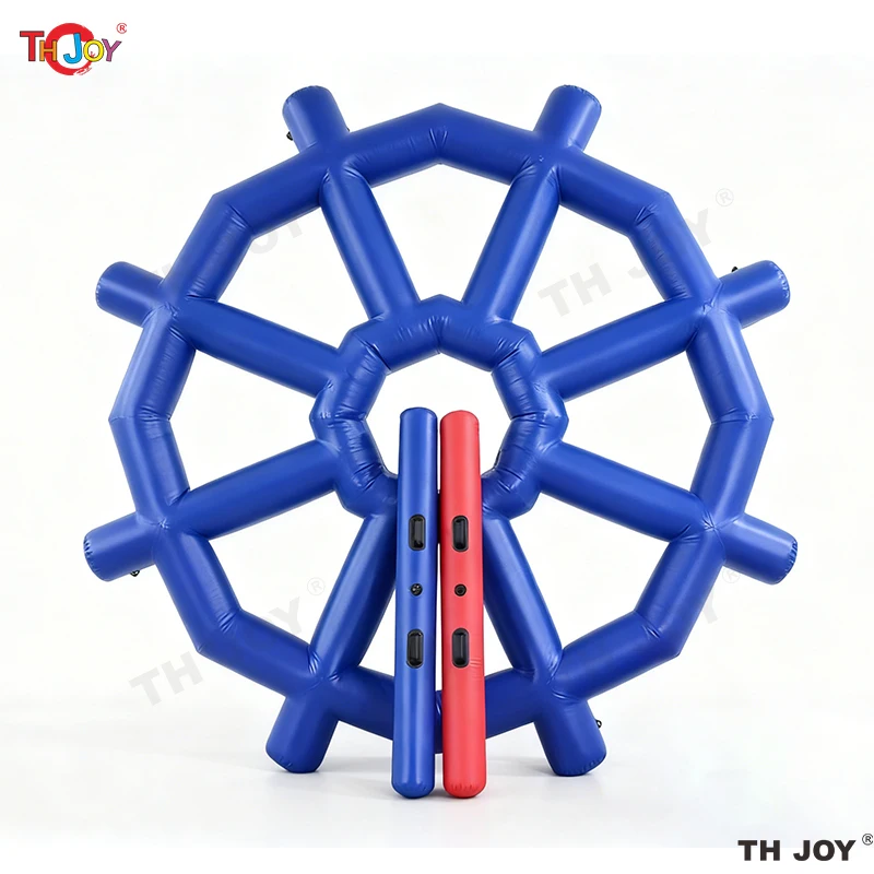 4m diamter Inflatable Steering Wheel Beach Gladiator Joust Boxing Game