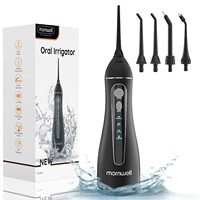 Mornwell Portable Oral Irrigator F18 Water Flosser USB Rechargeable 4 Nozzles Dental Water Jet 200ml Water Tank Waterproof