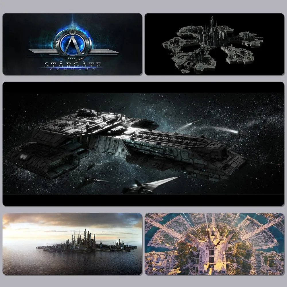 Stargate Atlantis Mousepad 90x40cm Big Keyboard Mat Table Mat Students Gamer Desktop Mousepad Gaming Mouse Pad for PC Mouse