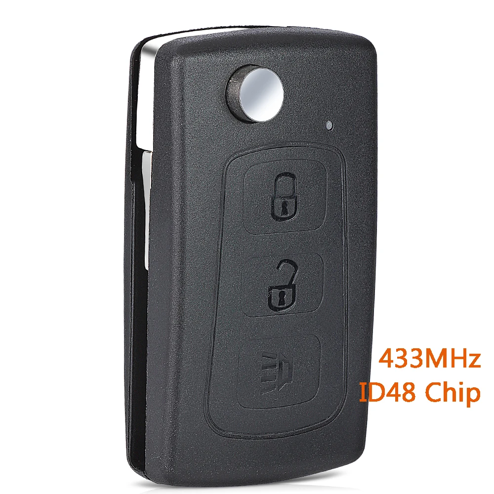 

Смарт-ключ-брелок DIYKEY 433 МГц с чипом ID48 для Great Wall Haval Hover H3 H5, 3 кнопки