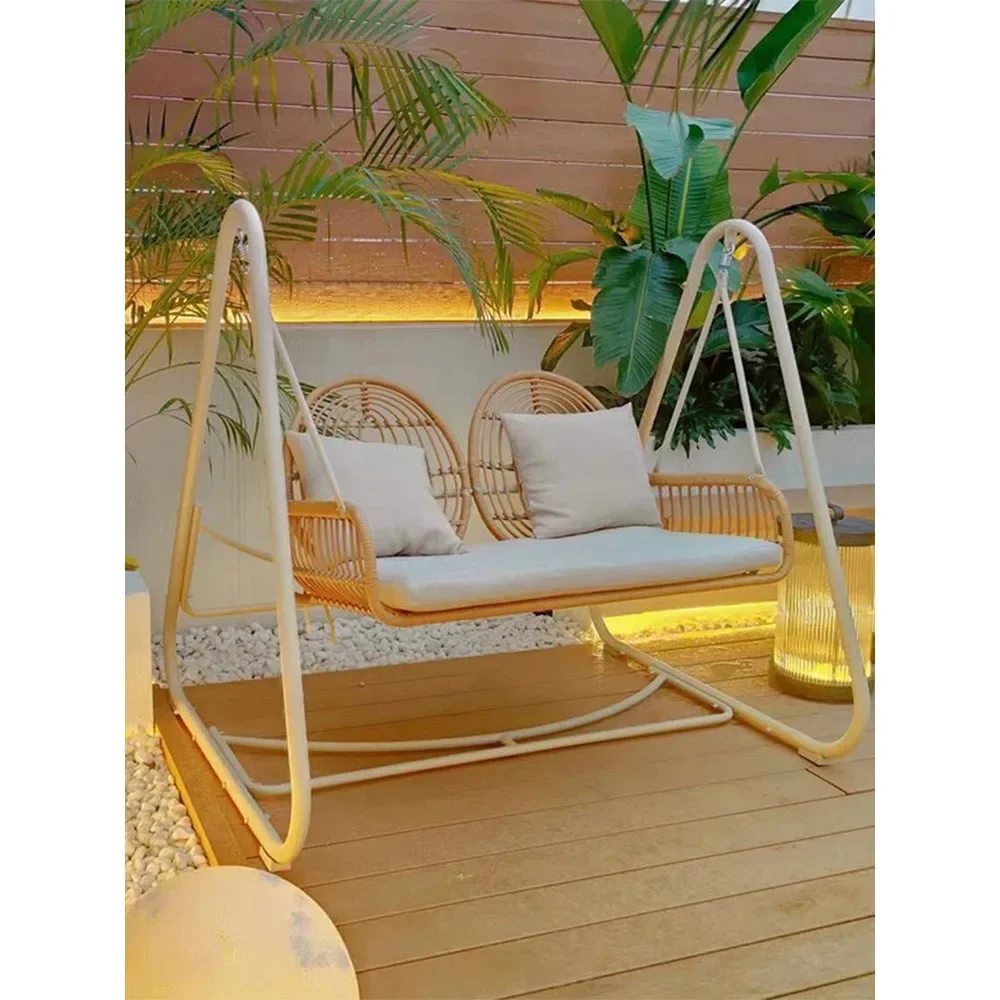 

Swing Outdoor Courtyard Garden Home Balcony Hanging Chair Single Indoor Cradle Chair Living Room Double Internet celebrity Hangi