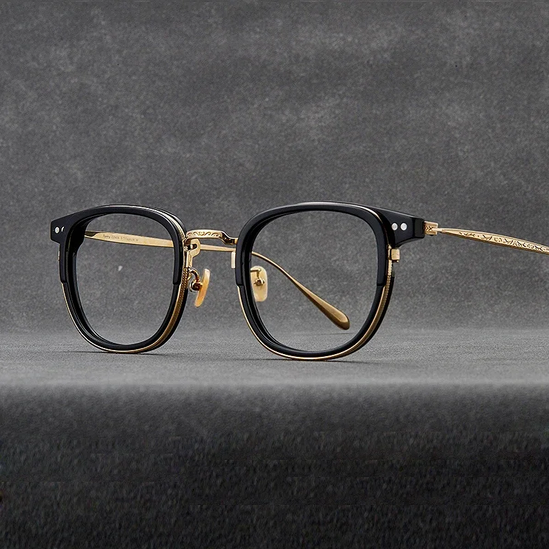 

Acetate Myopia Glasses Male Women Vintage Eyeglasses Frame Men Prescription Glasses Anti Blue Light -1.25 -1.5 -1.75 -2.25 -2.0