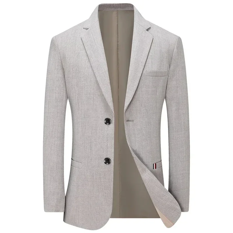 

A3748 Spring and Autumn New Fashion Handsome Business Leisure Middle-aged Men Suit Woolen Coat High Quality