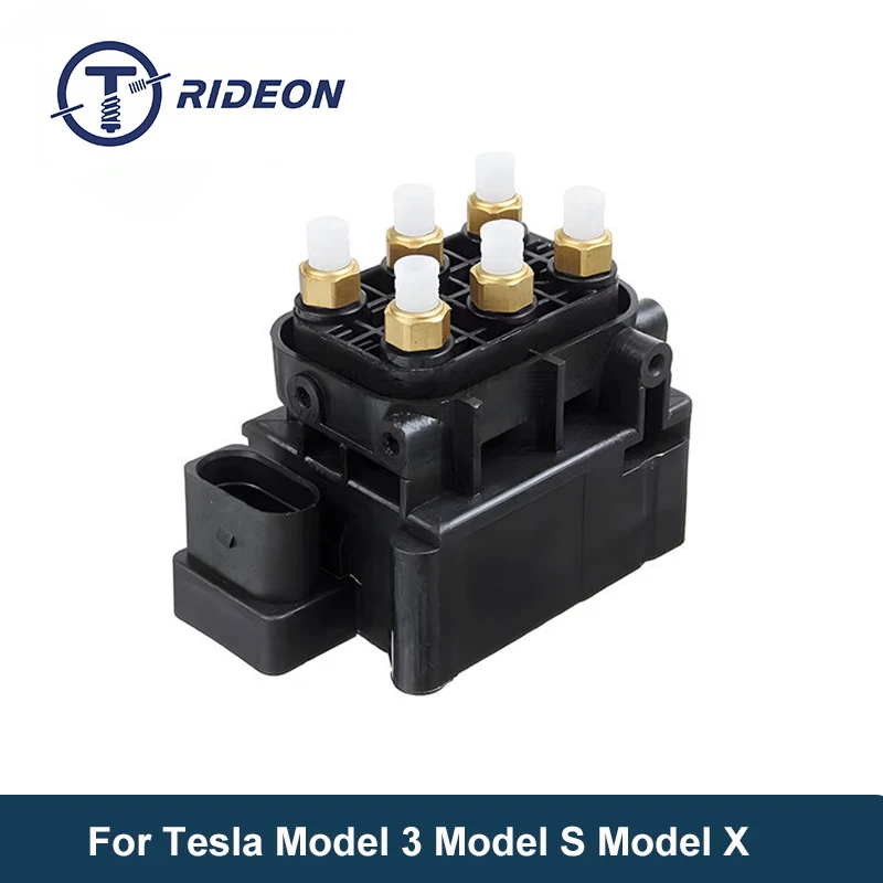 

For Tesla Model 3 Model S Model X Valves Air Suspension Solenoid Valve Block 1027919-00-A Suspension Parts