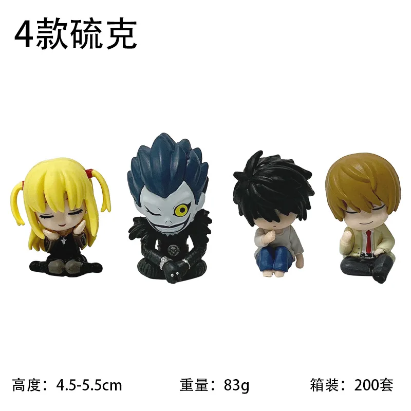 4Pcs/Set Death Note Anime Figure Lawliet L Ryuk Amane Misa Yagami