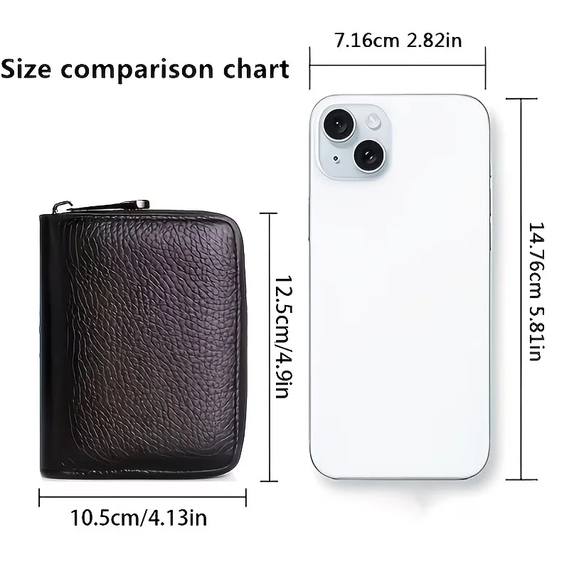 18 Detachable Card Holders Pu Business Bank Credit Bus Id Card Holder Cover Coin Pouch Anti Demagnetization Wallets Bag Organizer