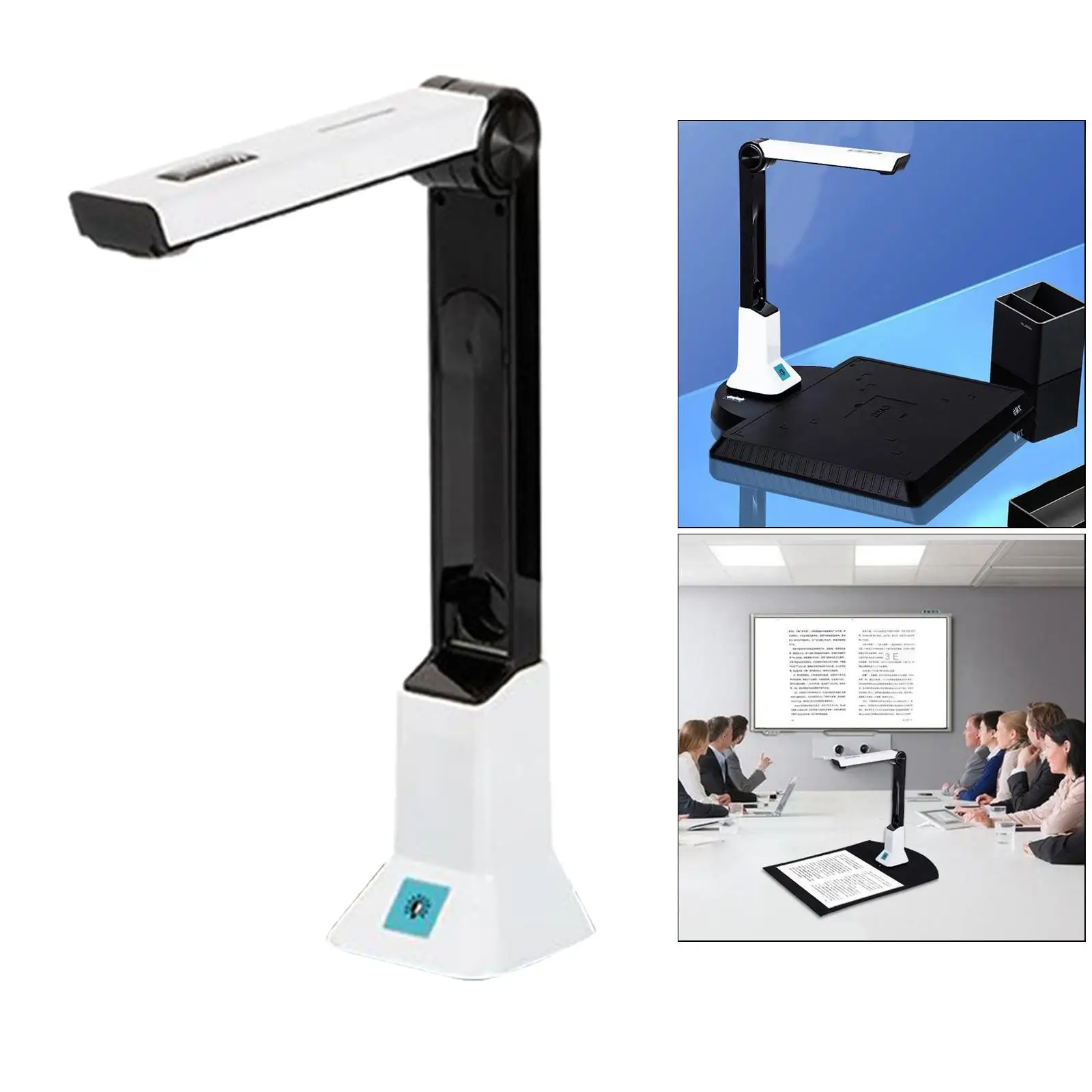 

8MP Document Cameras Document Scanner with OCR Text Recognition Function Video Recording for Teaching Conference