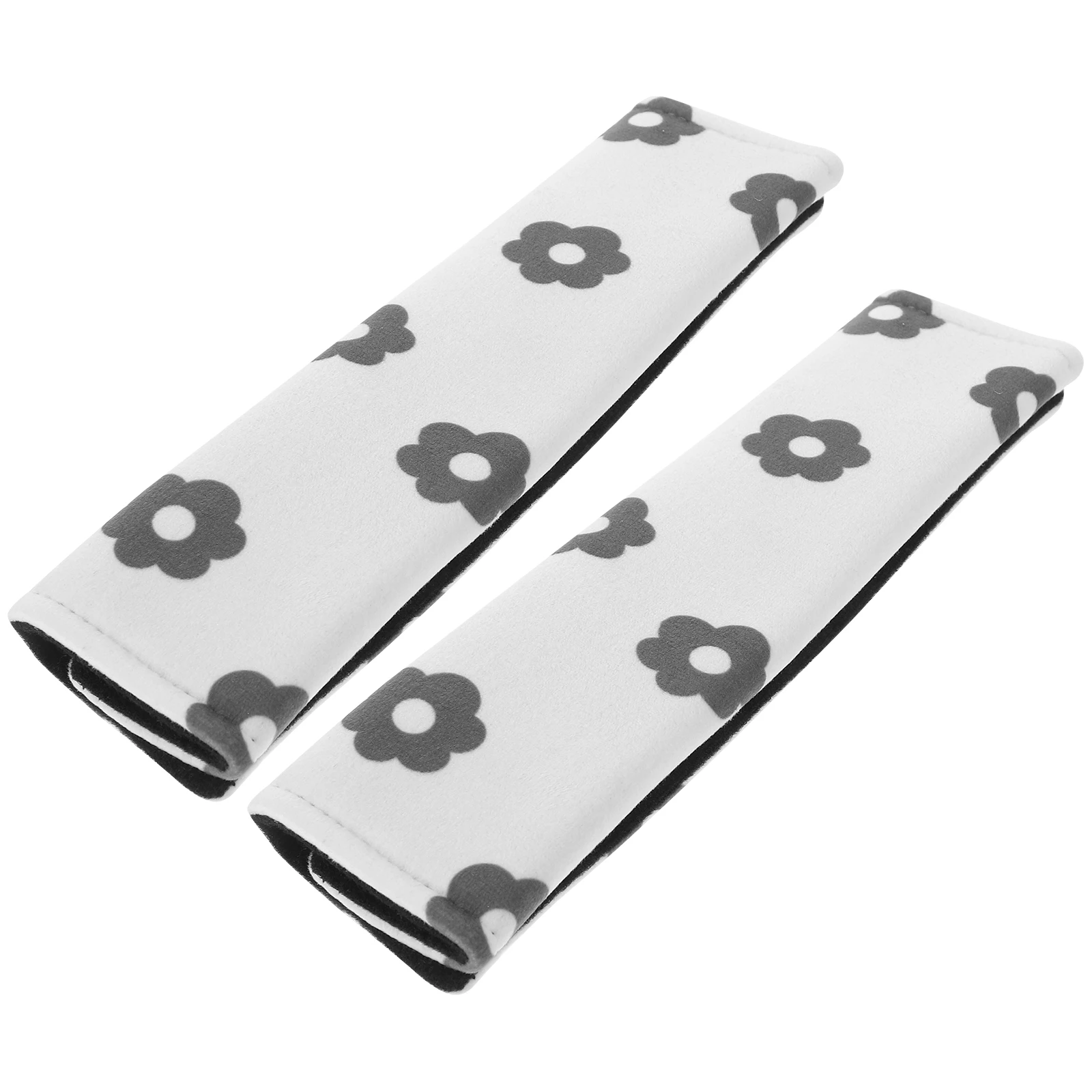 

2Pcs Covers Soft Comfortable Car Seat Shoulder Pads for Adults White Color Easy to Install Protect Neck Cushion