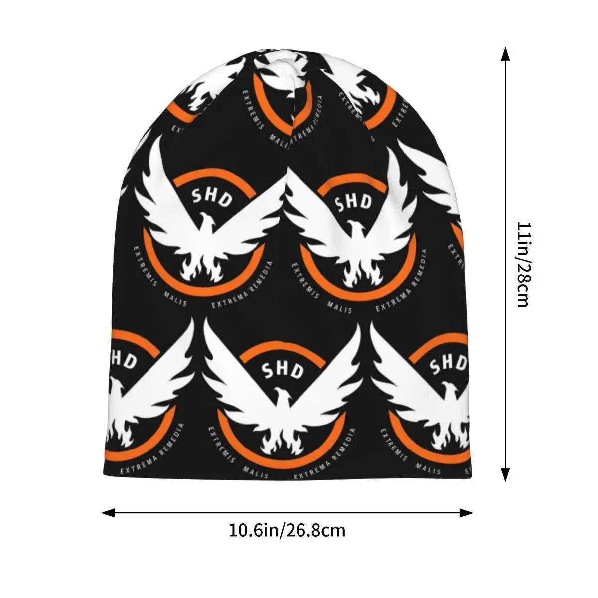 Game Tom Clancys The Division SHD Seal Warm Knitted Cap Hip Hop Bonnet Hat Autumn Winter Beanies Hats for Men Women Adult view 2