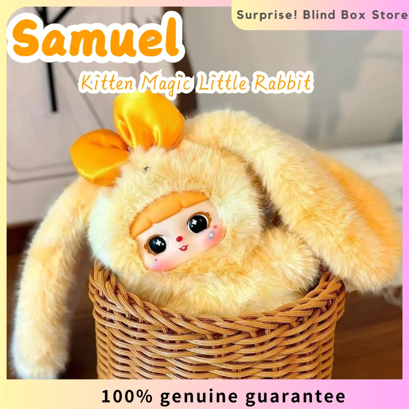 

Samuel Kitten Magic Little Rabbit Series Plush Blind Boxes Anime Cartoon Doll Backpack Pendant Decoration Toys Mystery Box Gift